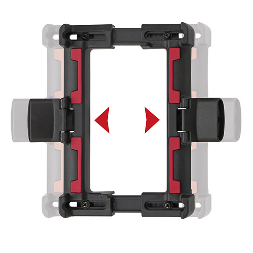 UniKlip, Schnellbefestigung für beliebige Gepäckträger Ø 8-16mm, Breite 9-16cm