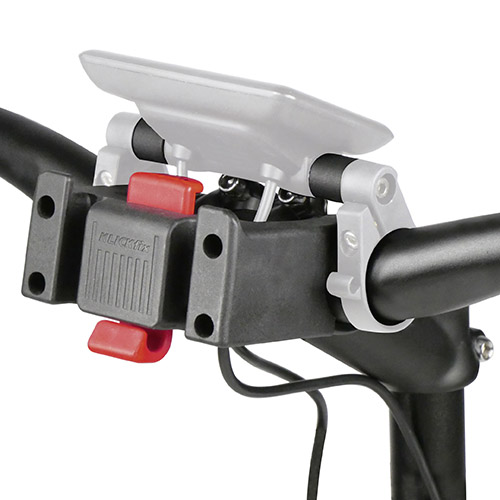 Display Spacer, e-Bike Display Yamaha und Lenkeradapter gleichzeitig montiert