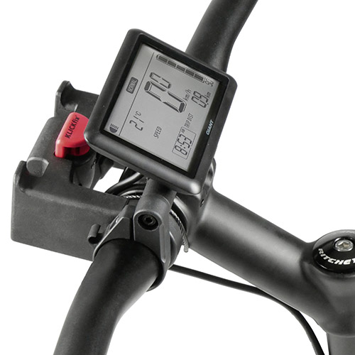 Display Spacer, e-Bike Display Yamaha und Lenkeradapter gleichzeitig montiert