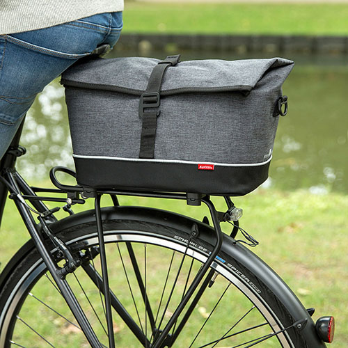 Rackpack City, elegant trunk bag with roll closure – only for Racktime racks
