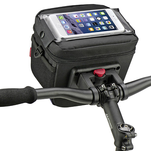 Aventour Compact, kleine Lenkertasche mit wasserdichtem Smartphonefach