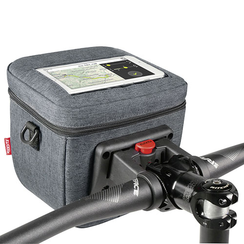 Aventour Compact City, kleine Lenkertasche mit integriertem Smartphonefach