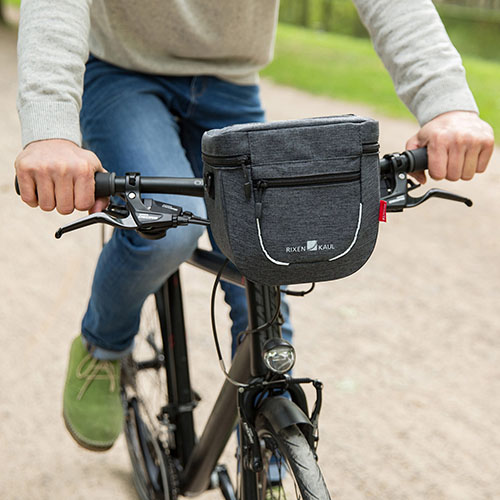 Aventour Compact City, kleine Lenkertasche mit integriertem Smartphonefach