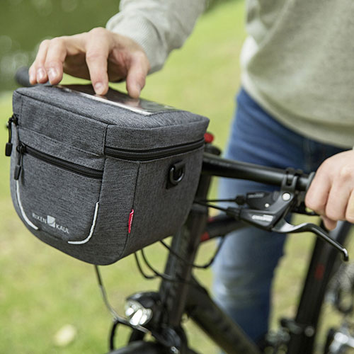 Aventour Compact City, kleine Lenkertasche mit integriertem Smartphonefach