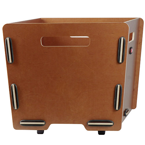 Radkiste Cargo, panier en bouleau, pour porte-bagages avant 9-40cm de large et Ø 10-16mm