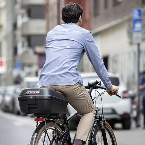 Citybox, große Fahrradbox für beliebige Gepäckträger