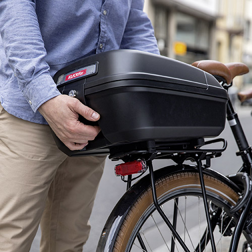 Citybox, große Fahrradbox – nur für Racktime Gepäckträger